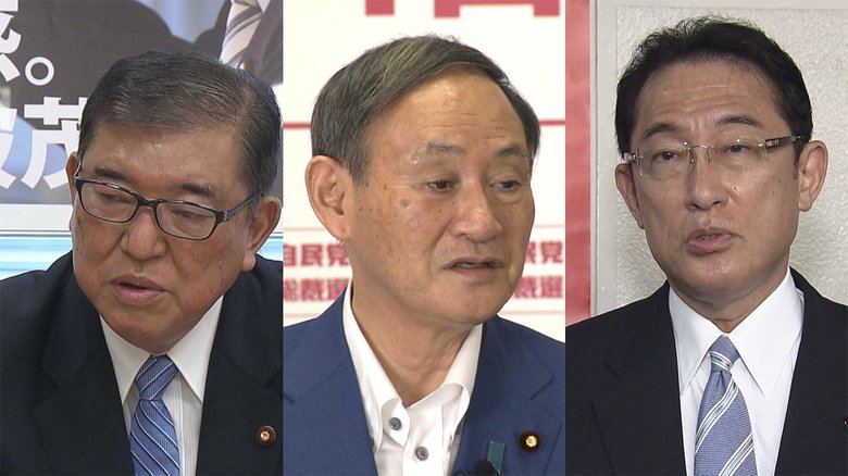 3候補“支持拡大”活動続く 安倍首相は持病治療