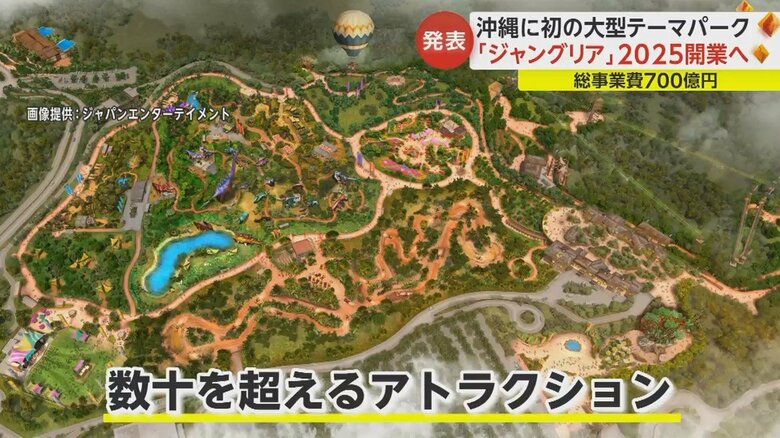 数十を超えるアトラクションを準備中