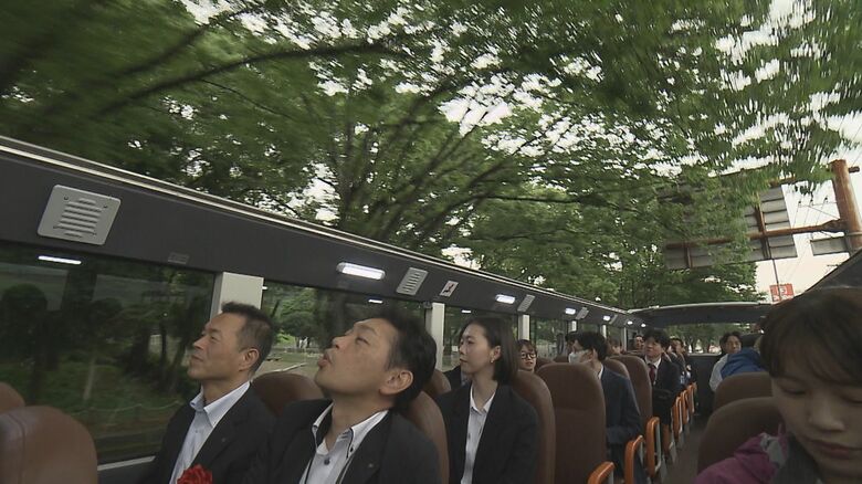 オープントップバス試乗会