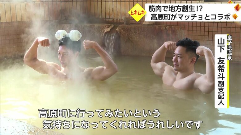 マッチョたちの撮影の様子