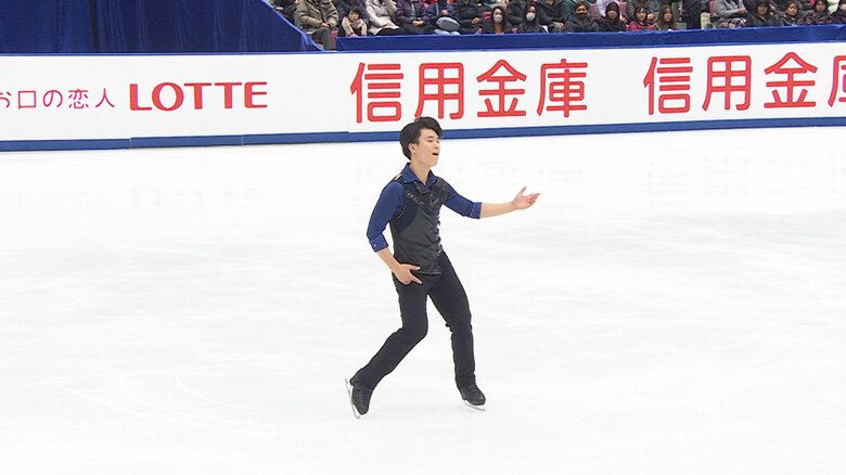 ショートでノーミス演技を披露した本田（2023年全日本）