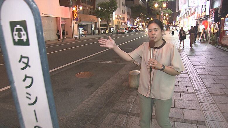 別府市の駅前通り