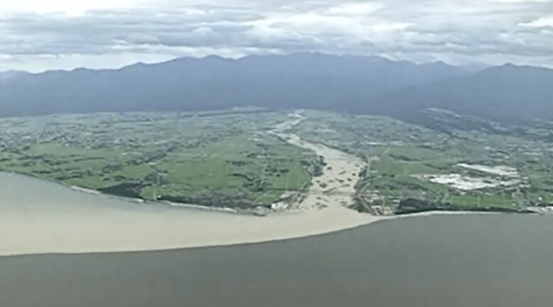 排砂により富山湾入善沖へ流される土砂