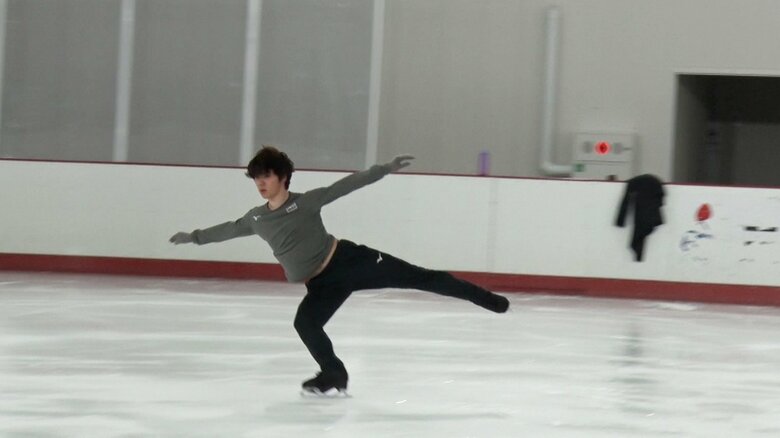 ジャンプの感覚を体にたたき込んでいく宇野