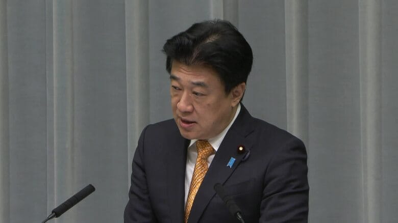 木原官房長官「地図の表記を修正するよう申し入れ」