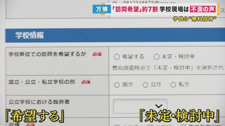 「希望しない」の選択肢なし