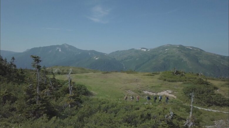 クマが出没したキャンプ場付近（資料）