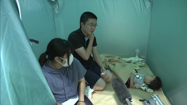 眠れない夜を過ごした長内さん一家