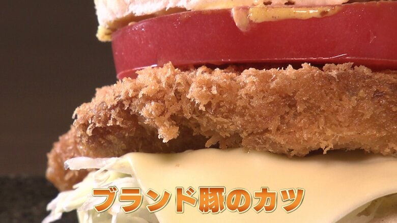 白河だるまバーガー　500円
