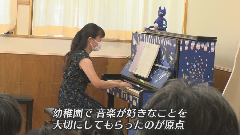 蒲原幼稚園を卒園　本間友梨さん