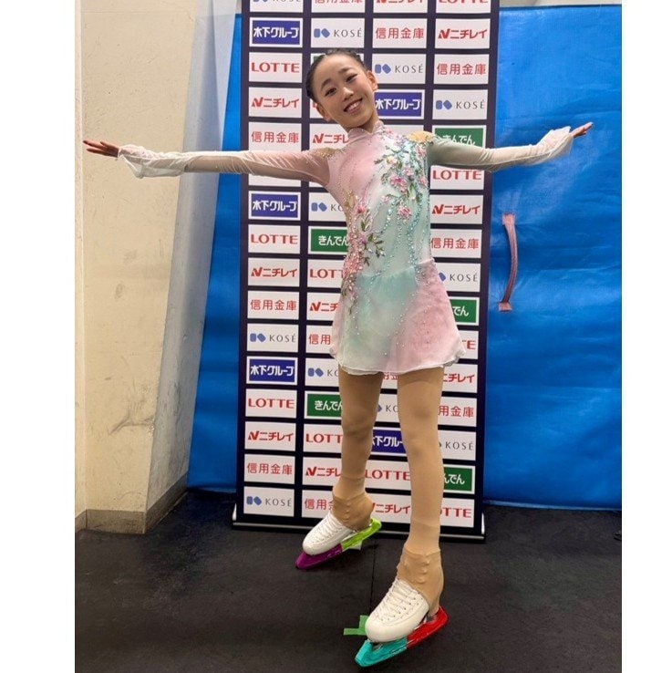 ジュニア女子で優勝した迎蘭（中四国九州選手権）