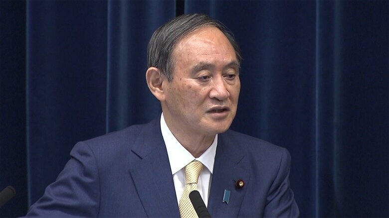 4度目の緊急事態を宣言する菅首相（7月9日）