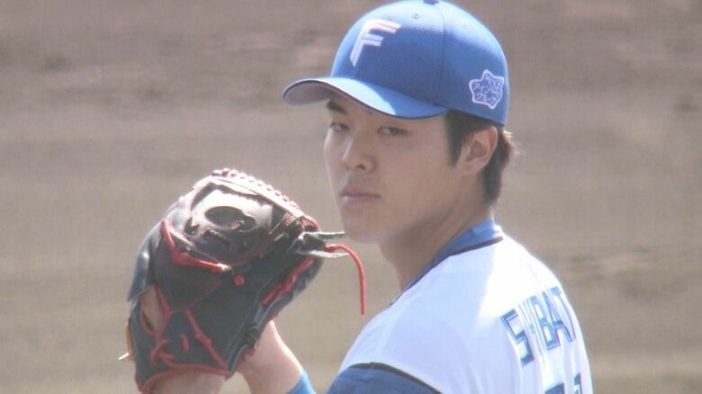 前年のドラフト1位二刀流・柴田獅子、実戦初登板