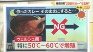 梅雨時期の食中毒に注意　「最近は夏場のノロウイルスも」　2日目のカレーは再加熱してもウェルシュ菌死なず…粗熱取り冷蔵庫へ