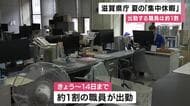 役所も“お盆休み”　滋賀県庁　14日まで出勤は“１割”に　集中休暇で約30万円の経費削減見込む