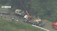 軽トラックと乗用車が正面衝突　乗用車が反対車線はみ出しか　軽トラの2人死傷　茨城・つくば市