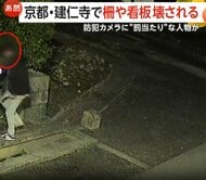 千鳥足の男が京都・建仁寺に不法侵入…柵や看板蹴りつけ破壊　「怒りより悲しみが強い」真夜中の暴挙に僧侶心痛　京都・東山区