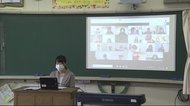福岡市の小学校で一斉オンライン授業 全児童に配布のタブレット端末使用