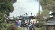 鹿児島・薩摩川内市で住宅が燃える火事 住人2人と連絡がとれず