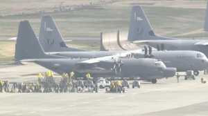 CV-22到着時、横田にコンバットタロンⅡ特殊作戦機