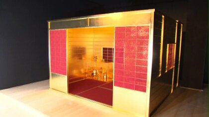 金箔1万6500枚を手作業で…豊臣秀吉の「黄金の茶室」が現代に蘇る　高度な技術で復元【佐賀発】