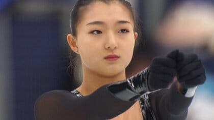 渾身の演技にガッツポーズ 2位坂本花織　全日本フィギュア 女子フリー　本人生解説