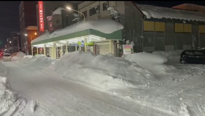 積雪 岩見沢