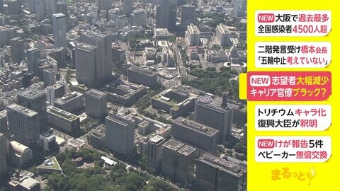 志望者大幅減少 キャリア官僚ブラック?