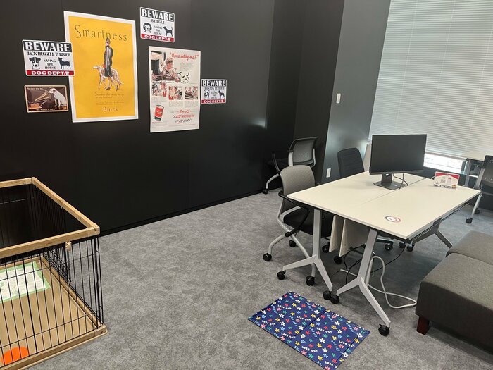 富士通の「Dog Office」(提供:富士通)