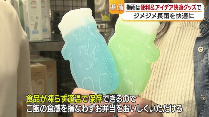繰り返し使える弁当専用の保冷剤を