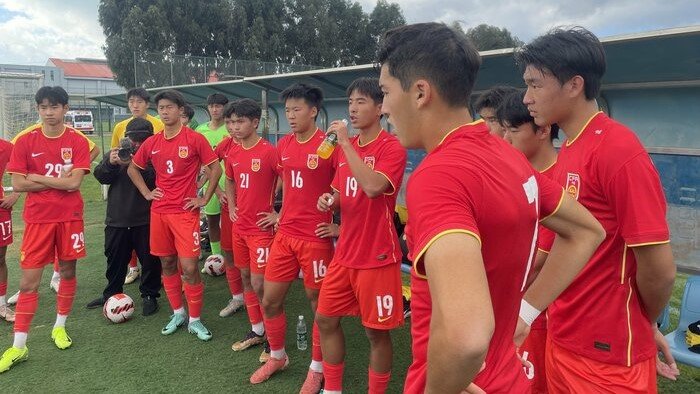 中国16歳以下の代表選手たち