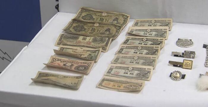 警察が押収した盗品