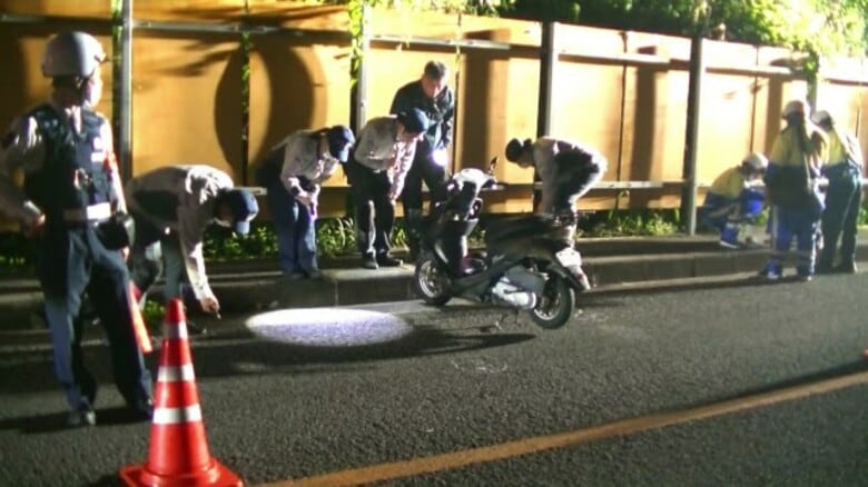 長崎市・歩行者が原付バイクにはねられ意識不明の重体｜FNNプライムオンライン