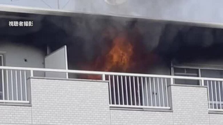 実は放火の疑い　松山で去年３月に発生したマンション火事　住人の女を逮捕「やってない」と否認【愛媛】｜FNNプライムオンライン
