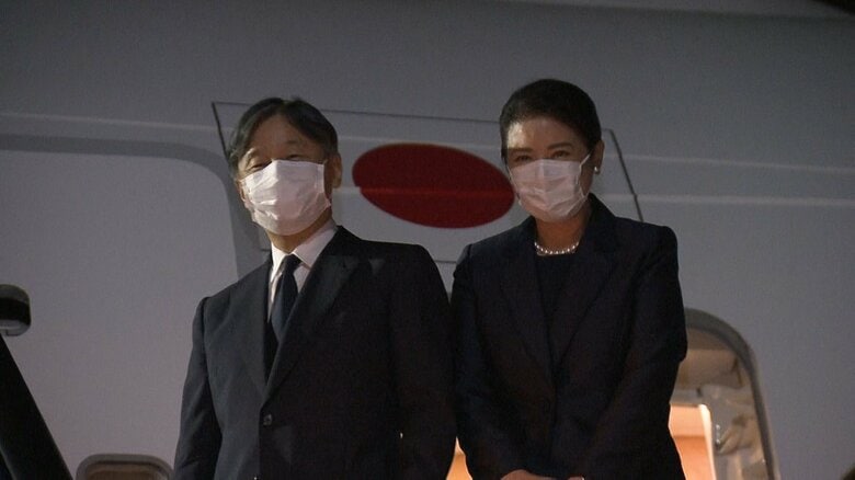 コロナ禍で初「ノーマスク」で国葬参列の両陛下　状況に応じマスク着脱｜FNNプライムオンライン