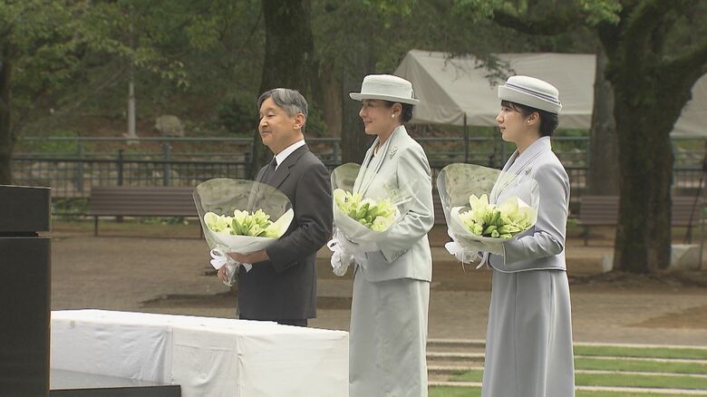 29年ぶり長崎訪問の天皇皇后両陛下と愛子さま「慰霊の旅」しめくくりで原爆犠牲者へ追悼　5500個の提灯で歓迎する「提灯奉迎」天皇一家も「答礼」でお応えに陛下「感謝感激」｜FNNプライムオンライン
