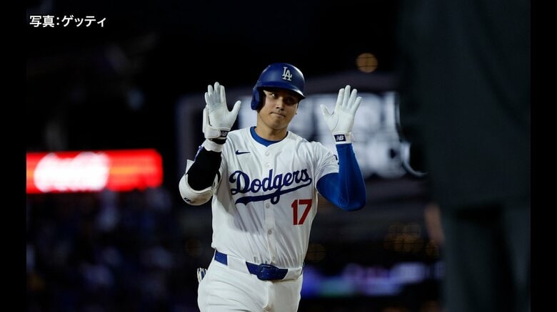【速報】大谷翔平選手が2試合連続となる25号先頭打者ホームラン！10試合連続打点の球団新記録｜FNNプライムオンライン