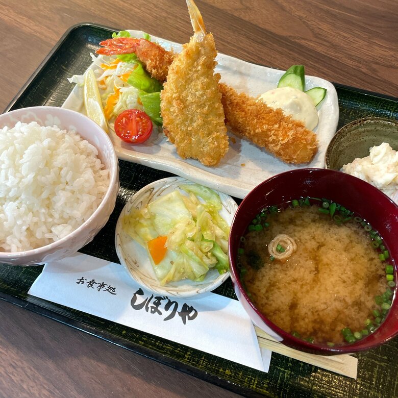 海老と衣の黄金バランスに感動…南知多の老舗旅館の味が名古屋上陸 サクぷり海老フライが主役の専門店｜FNNプライムオンライン