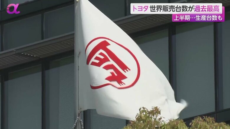 世界販売台数が過去最高と、好調なトヨタ自動車