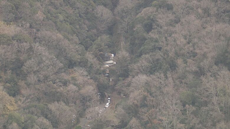 遺体が見つかった大阪・東大阪市の山中