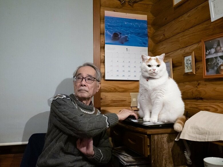 お父さんとメイくん（提供：MARCOさん）