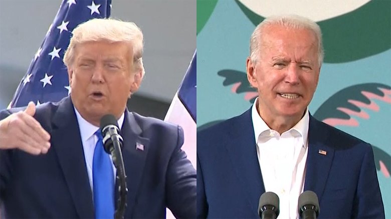 巻き返し? トランプ氏連続で演説 視聴率はバイデン氏勝利