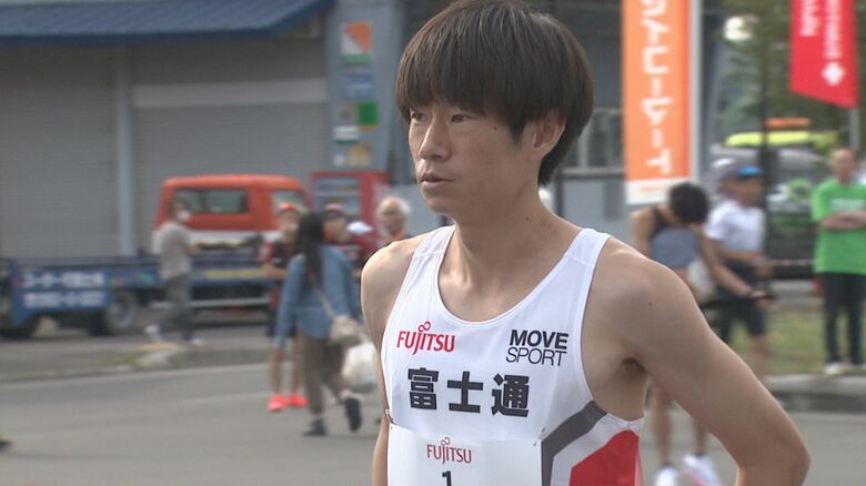東京五輪マラソン代表で昨年の北海道マラソン優勝の中村匠吾選手(富士通)