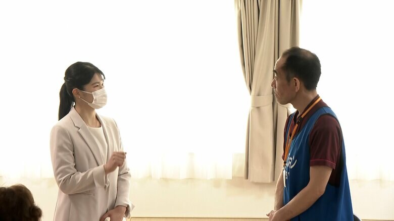 仮設団地の集会所をご訪問