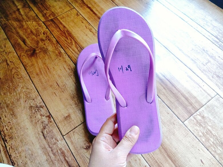 海へは、あえて古いモノや安く買ったモノを持って行きます