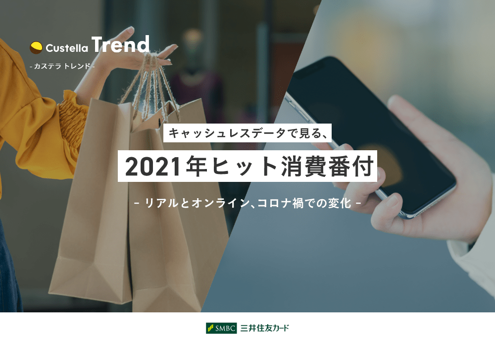 キャッシュレスデータで見る 2021年ヒット消費番付 を発表