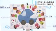 「空飛ぶ車で世界中の友達に会いたい」障害を持つ人のアート表彰式　3人の共同作品が「静岡マツダ賞」に