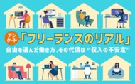 【420人調査】フリーランスの7割が「収入は不安定」　独立理由1位は「自由度向上」