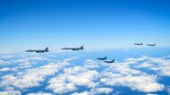 日米韓3カ国が2025年初めてとなる合同の空中訓練　高度化する北朝鮮の核・ミサイルに対応する目的