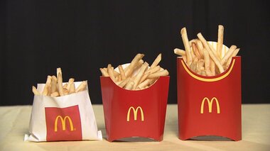 マックフライポテト 明日からMサイズとLサイズの販売を再開